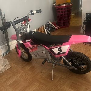 Pink electric razor bike!